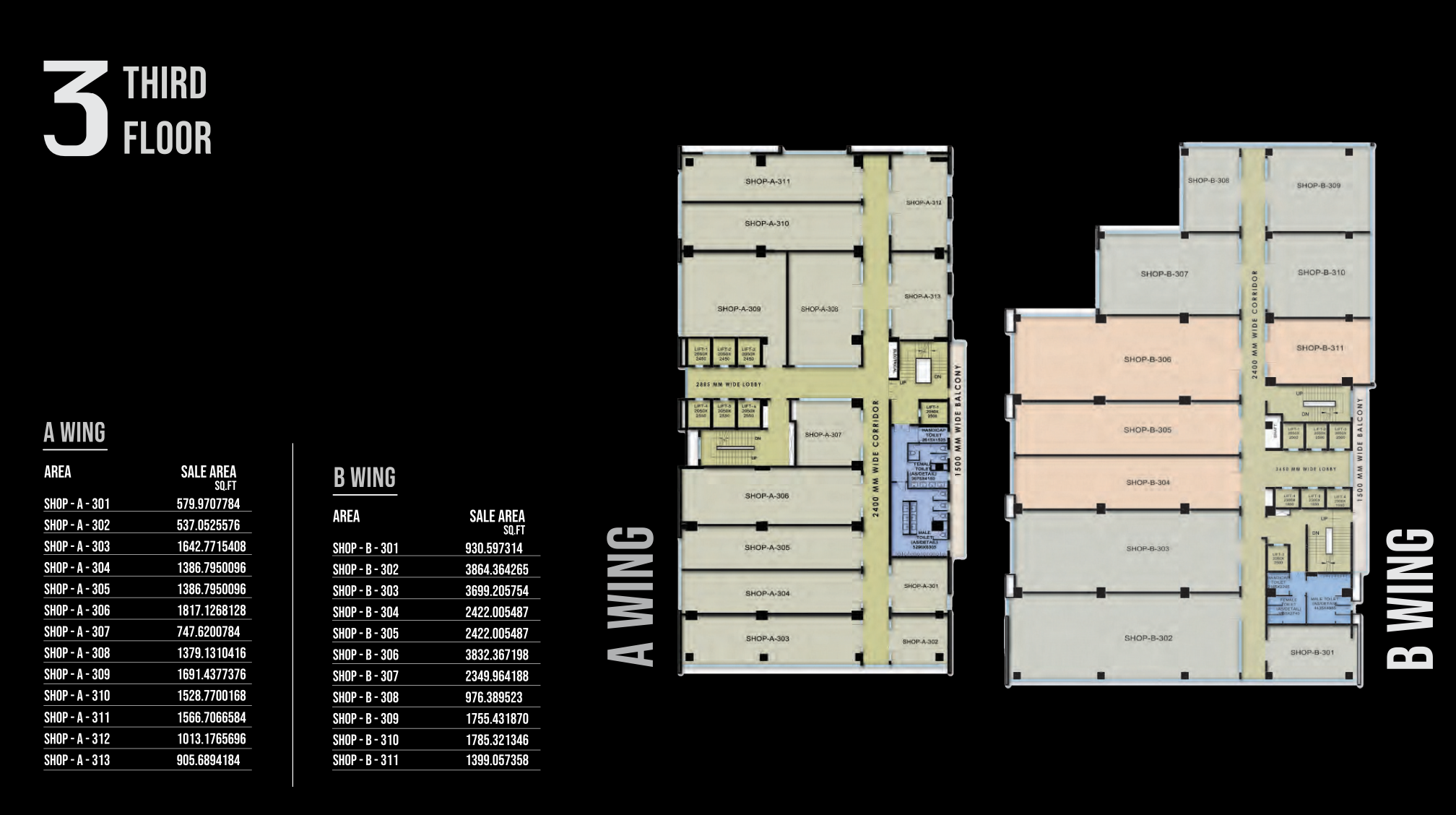 SUMMIT TWIN TOWER Floor plan